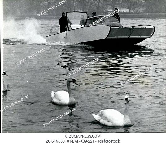 Jan. 01, 1966 - Thames Demonstration of The Aquaglider. A demonstration took place from Putney Pier, on the Thames, of the Aquaglider