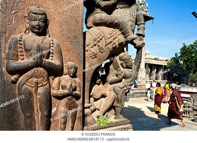 India, Tamil Nadu State, Kanchipuram, Varadaraja Perumal temple (or Devarajaswami temple) dedicated to Vishnu