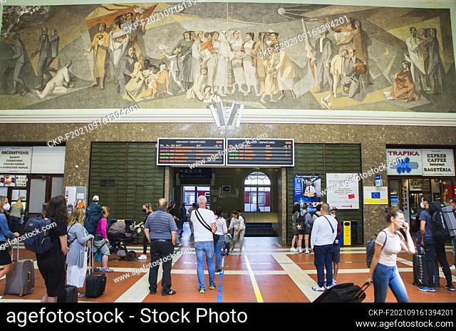 Bratislava main railway station in Bratislava, Slovakia, August 17, 2021.  (CTK Photo/Libor Sojka)