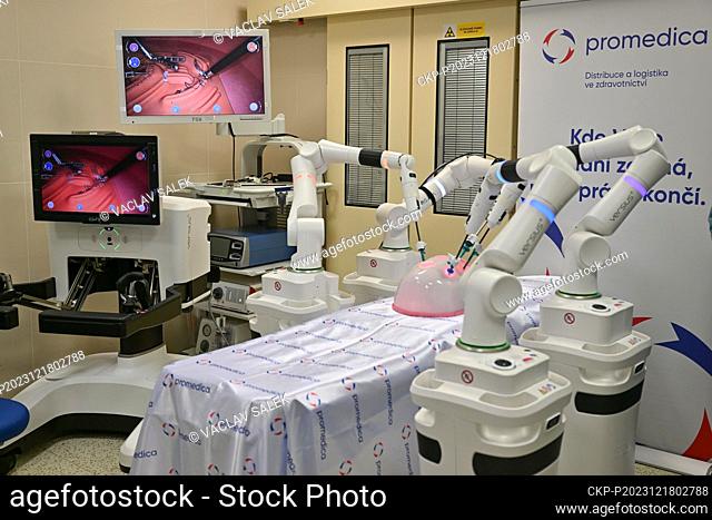 Launch of operation of robotic surgical operation system Versius at SurGal Clinic in Brno, Czech Republic, December 18, 2023. (CTK Photo/Vaclav Salek)
