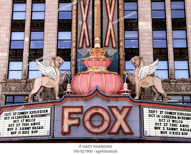 USA, DETROIT, 17.09.2007, Fox Theatre in Detroit. - Detroit, Michigan, USA, 17/09/2007