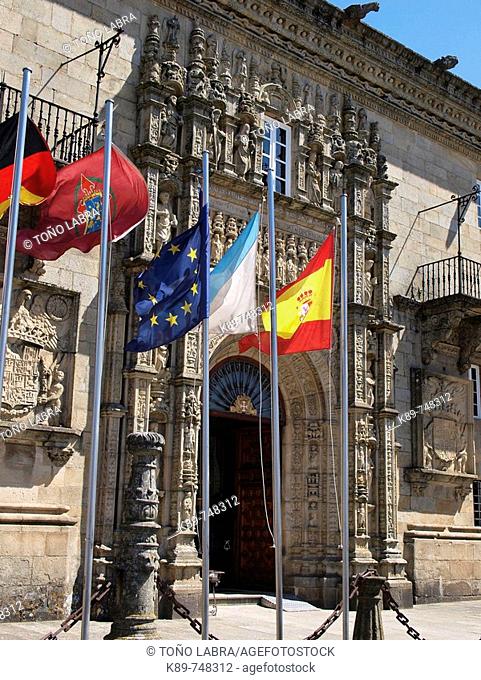 Hostal de los Reyes Católicos, Santiago de Compostela. Galicia, Spain