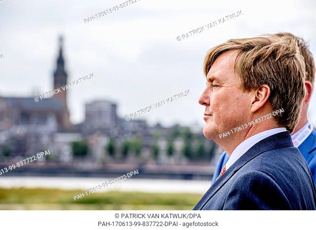 King Willem-Alexander of The Netherlands opens the Global Cycling summit Velo-City 2017 in Nijmegen, The Netherlands, 13 June 2017