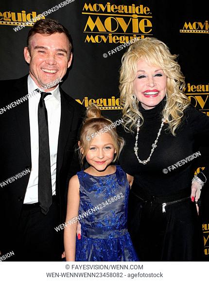 24th Annual Movieguide Awards - Arrivals Featuring: Ricky Schroder, Alyvia Alyn Lind, Dolly Parton Where: Universal City, California