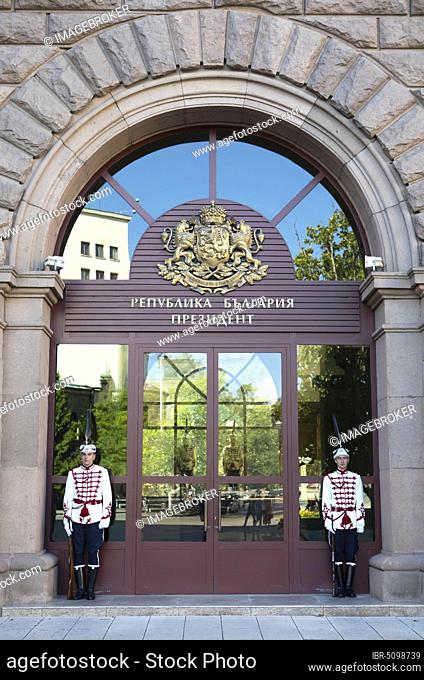 Guard post at the President's residence, Sofia, Sofia Province, Bulgaria, Europe