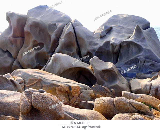 granite rocks of Capo Testa, Italy, Sardegna, Santa Teresa di Gallura
