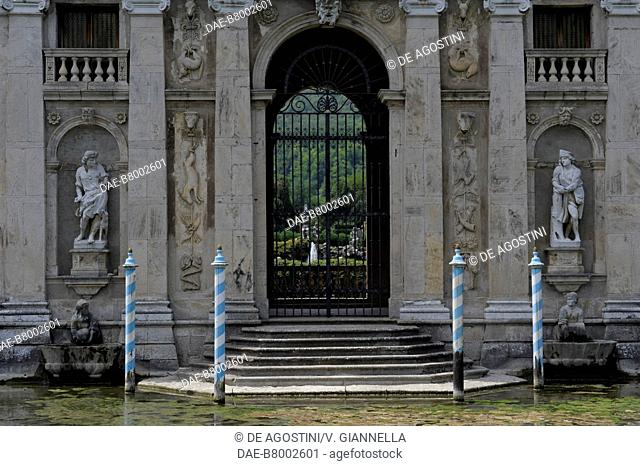 Diana's portal in the garden of Villa Barbarigo Pizzoni Ardemani, Valsanzibio, Veneto, Italy, 17th century