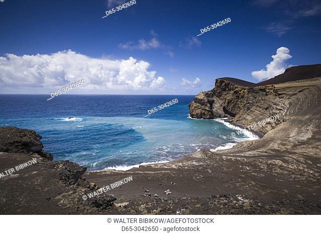 Portugal, Azores, Faial Island, Capelinhos, Capelinhos Volcanic Eruption Site, landscape