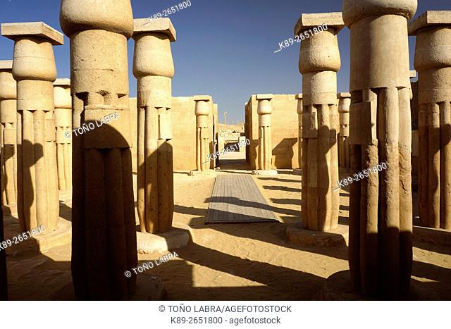 Temple Tombs of Horemheb. Saqqara necropolis. Lower Egypt