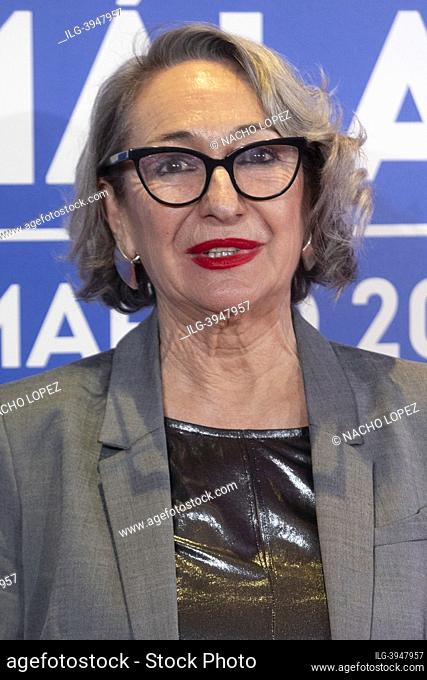 Luisa Gavasa attends to the Malaga Film Festival presentation at Hotel Villamagna photocall on March 3, 2022 in Madrid, Spain