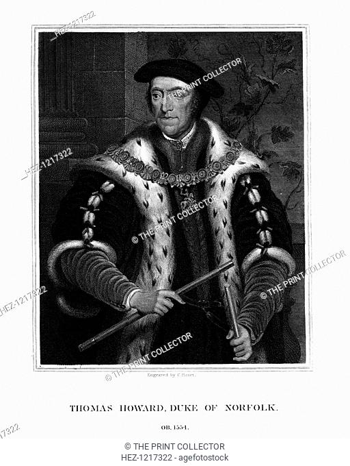 Thomas Howard, 3rd Duke of Norfolk, English politician, (1823). Howard (1473-1554) was a prominent Tudor politician