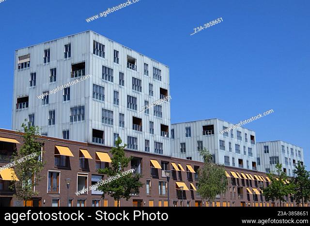 Brand new architecture in Bosrijk, Eindhoven, The Netherlands