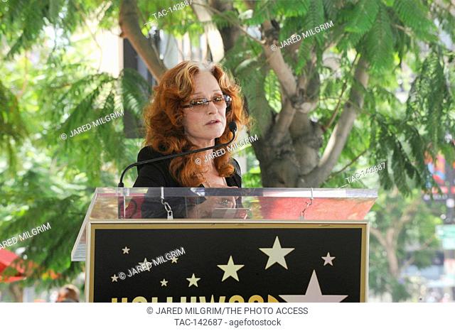 Bonnie Raitt attends the Hollywood Walk of Fame 2, 558th star ceremony for music executive Joe Smith outside Capitol Records on August 27th, 2015 in Hollywood