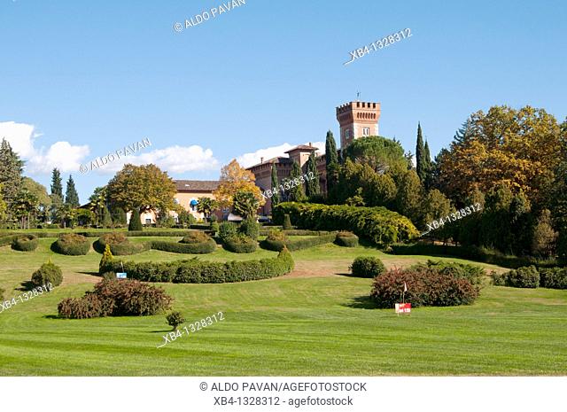 Italy, Friuli, Collio, Capriva, Spessa castle