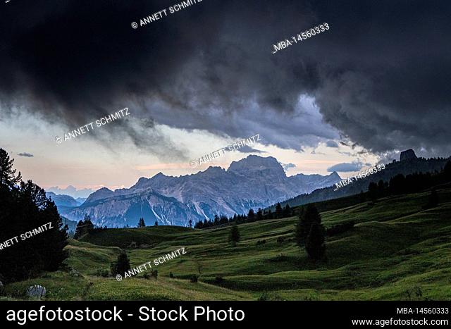 Thunderstorms in the Dolomites