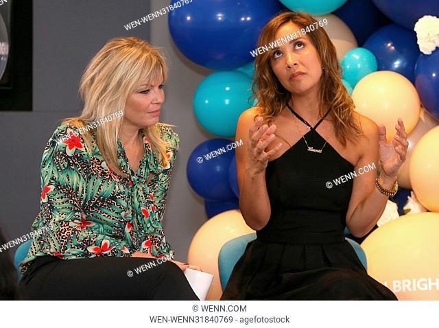 Kate Thornton and Myleene Klass attend the Found Her Festival London: Resilience and Reinvention Talk Featuring: Kate Thornton, Myleene Klass Where: London