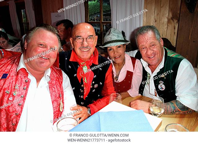 Munich's high society gets together for the first lobster feast the Humavaria at Fisch Baeda Wiesnstadl at the 2014 Oktoberfest
