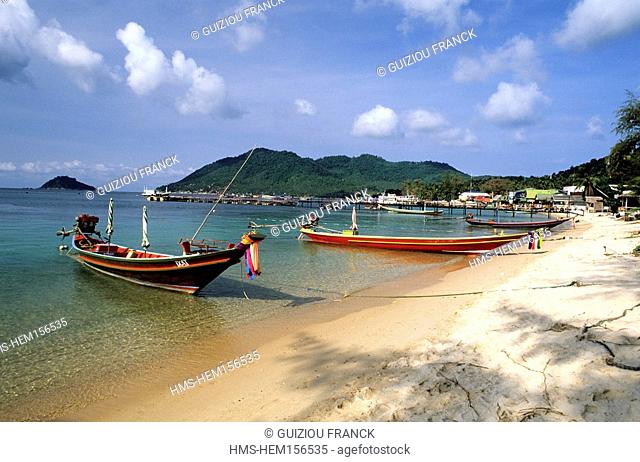 Thailand, gulf of Siam, Ko Tao island, Sairee beach