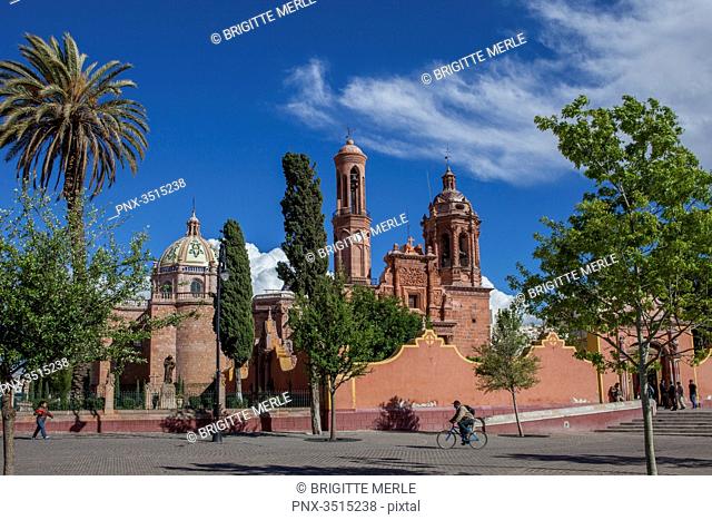 Mexico, Zacatecas state, Guadalupe, near Zacatecas, Sanctuary Nuestra Senora de Guadalupe, 17th century