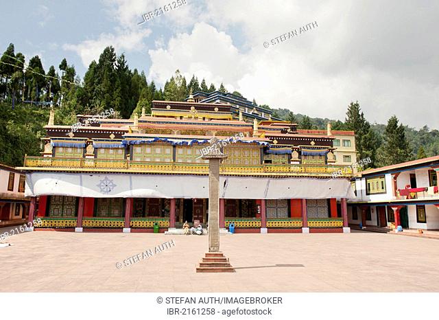 Tibetan Buddhism, Karma Kagyu lineage, Rumtek Monastery near Gangtok, Sikkim, Himalayas, India, South Asia, Asia