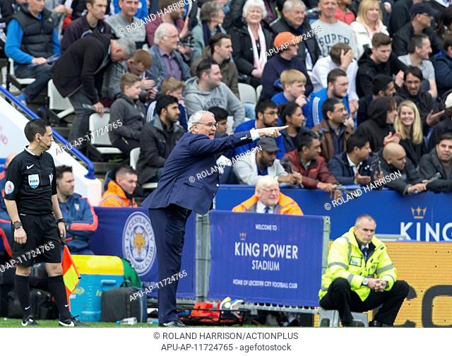 2016 Barclays Premier League Leicester City v Southampton Apr 3rd. 03.04.2016. King Power Stadium, Leicester, England. Barclays Premier League