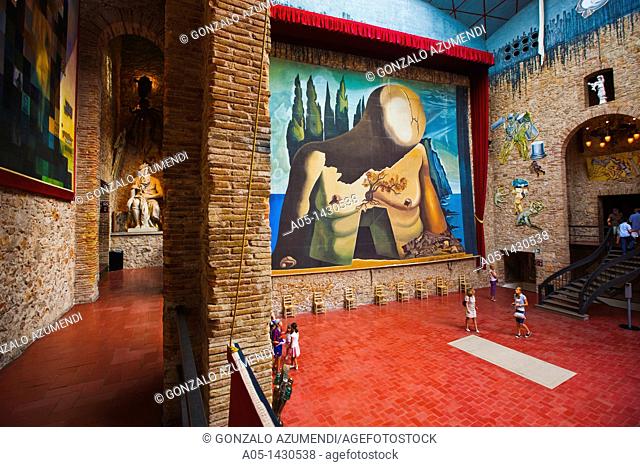 Stage, Salvador Dalí Theater-Museum, Foundation Gala-Salvador Dalí, Figueres, Alt Empordá, Costa Brava, Girona Province, Catalonia, Spain