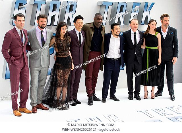 The UK Premiere of 'Star Trek Beyond' held at the Empire Leicester Square - Arrivals Featuring: Justin Lin, Zachary Quinto, Karl Urban, Sofia Boutella, John Cho