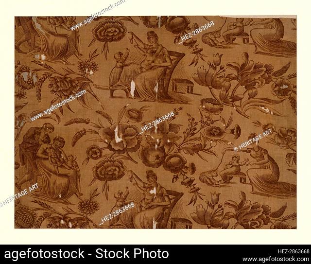Panel (Furnishing Fabric), England, 1801/25. Creator: Unknown