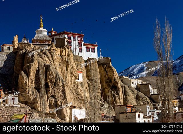 Lamayuru Gompa, one of the oldest and largest Buddhist monasteries in Ladakh. Its history dates back to the time of Naropa and Ringchen Zangpo
