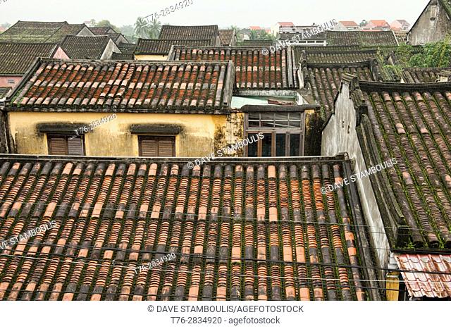 Rooftops, historic old district, Hoi An, Vietnam