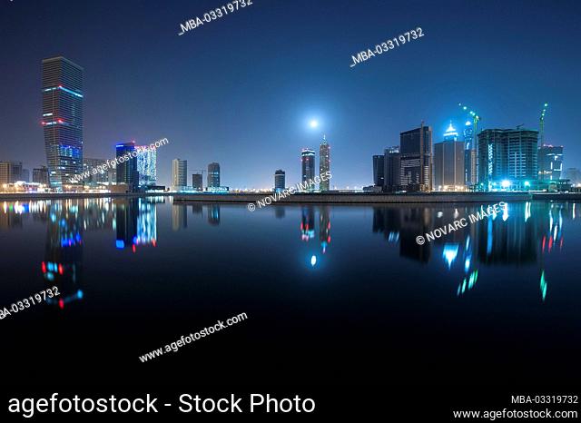 Skyscrapers of Dubai Business Bay, United Arab Emirates