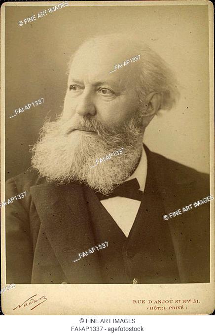 Portrait of the composer Charles Gounod (1818-1893). Nadar, Félix (1820-1910). Phototypie. Private Collection. Portrait