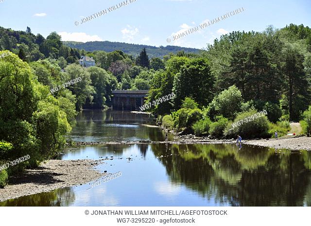 SCOTLAND Perth -- 2014 -- The River Tay at Perth Scotland -- Picture by Jonathan Mitchell/Atlas Photo Archive
