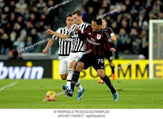 2015 Serie A Football Juventus v AC Milan Nov 21st. 21.11.2015. Turin, Italy. Serie A Football. Juventus versus AC Milan