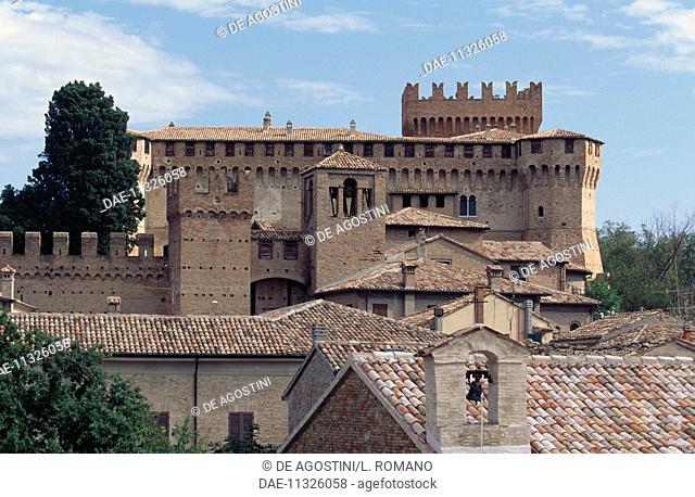 Malatesta Castle of Gradara, Marche. Italy, 13th-14th century