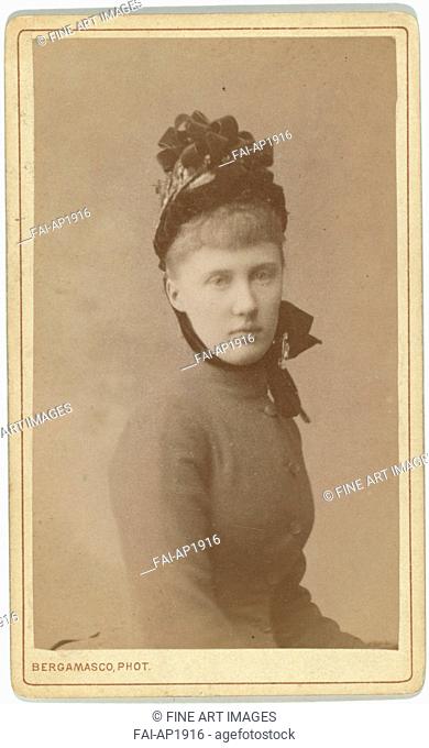 Princess of Hesse by Rhine, the Grand Duchess Elizabeth Fyodorovna of Russia (1864-1918). Bergamasco, Charles (Karl) (1830–1896). Albumin Photo