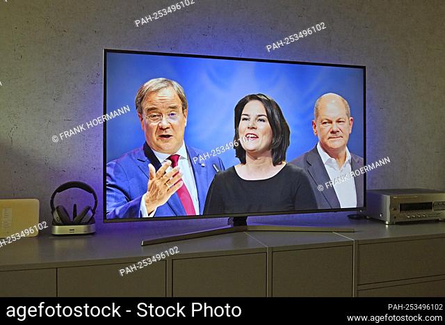 Topic picture Chancellor Triell on TV: Even before the federal election, the Chancellor candidates meet three times on Trielle on TV