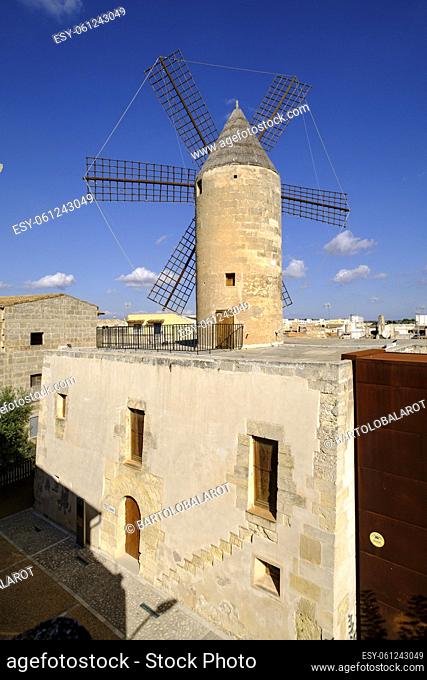 Molí dâ. . in Fraret, an old flour mill from the 18th century, owned by the municipality, has become the Ethnographic Section of the History Museum of Manacor