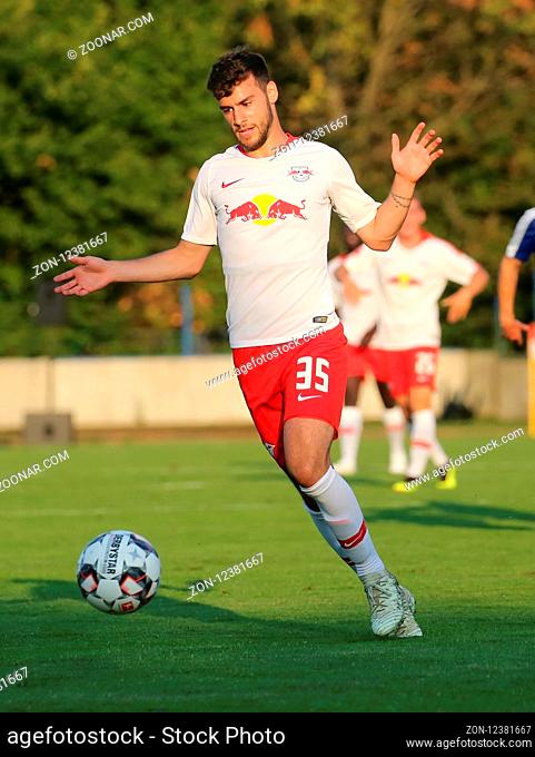 Massimo Bruno (RB Leipzig) beim Testspiel FC Grimma gegen RB Leipzig am 20.07.2018