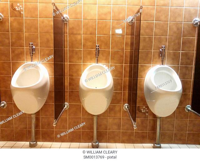 Urinals in a hotel toilet, Nijmegen, Netherlands
