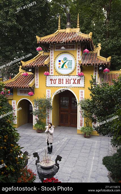 Vietnam, Hanoi, Quan Su pagoda, Ambassador's pagoda