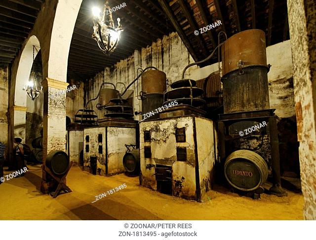 Distillery in a Spanish bodega