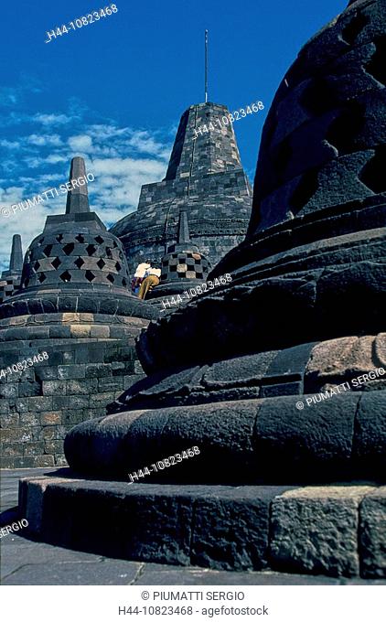 Asia, Indonesia, Java, Borobudur, Buddhism, temple, Sailendra dynasty, Siddhartha Gautama Buddha, terraces, Stupa, UNE