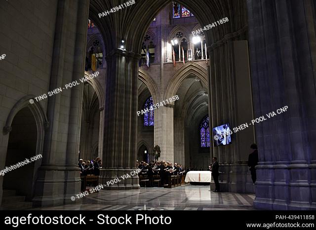 The funeral service of late Associate Justice of the Supreme Court Sandra Day O'Connor at the Washington National Cathedral in Washington, DC, US, on Tuesday