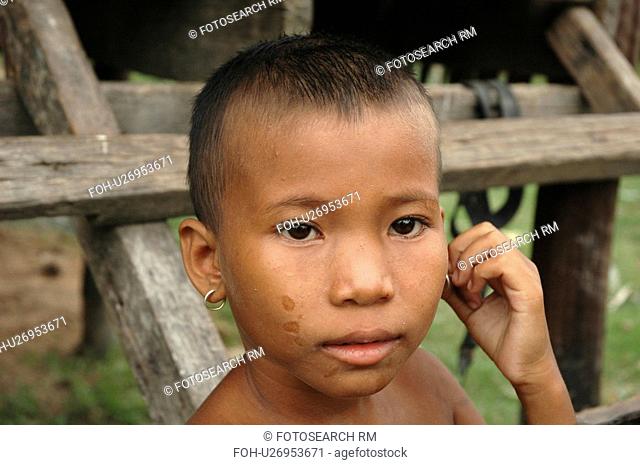 thom, girl, kampong, cambodia, person, people