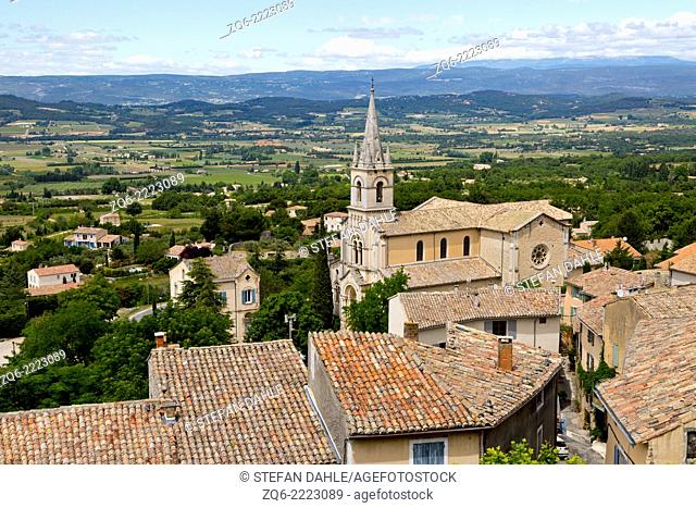 The Church in Bonnieux, Provence, France
