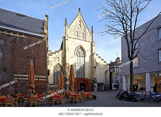 Selexyz Dominicanen Bookshop, Maastricht. Historic Gothic building and former church. Building exterior