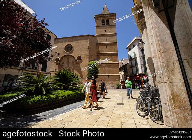 Iglesia de San Miguel, estilo gotico, Palma, , Mallorca, balearic islands, Spain
