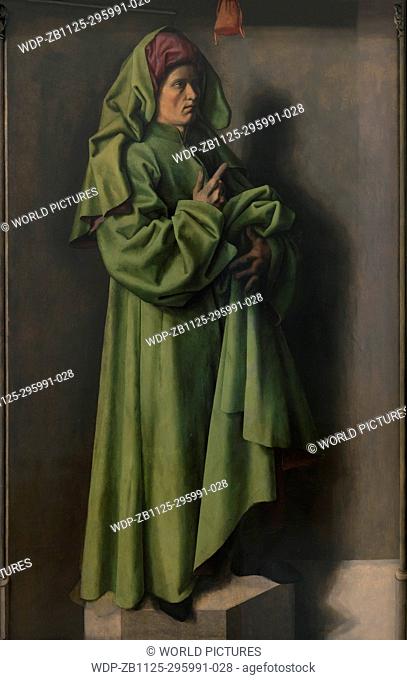 The Prophet Isaiah, by Barthelemy d'Eyck, 1442-1445, Boijmans van Beuningen Museum, Rotterdam, Netherlands, Europe
