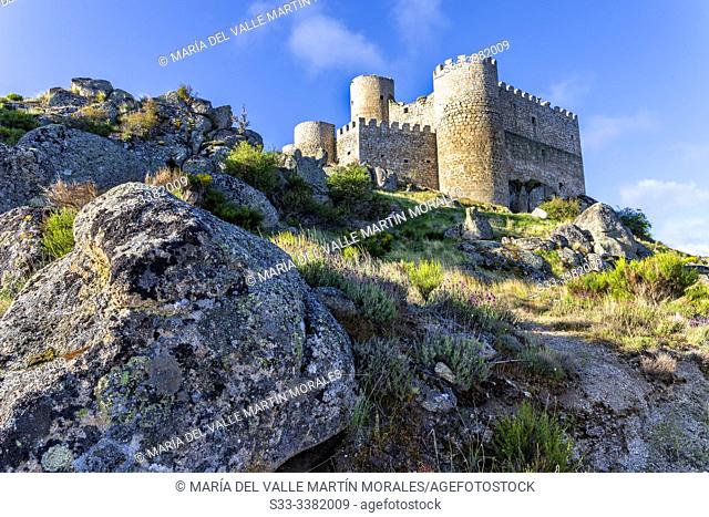 Castle of Manqueospese in Sierra Paramera. Sotalvo. Avila. Spain. Europe